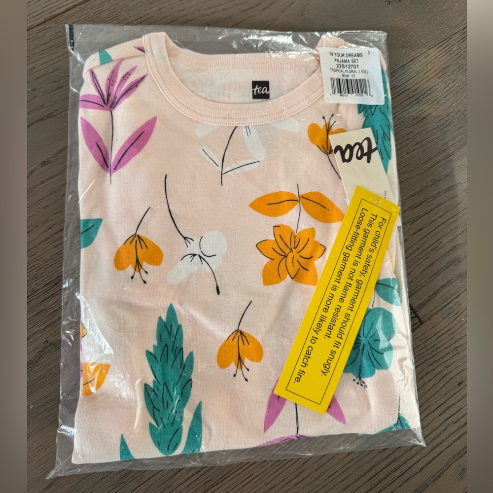 Brand new tea collection in your dreams, pajama set tropical floral size 12